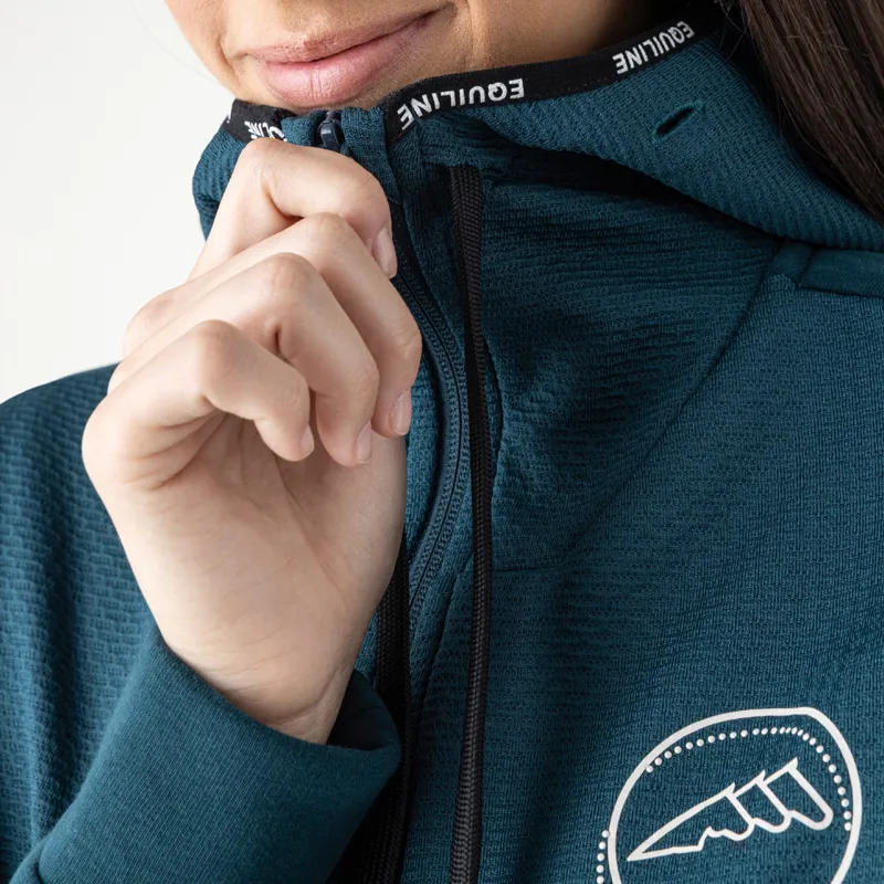 Equiline Eolis Womens Full Zip Hoodie - Legion Blue-5