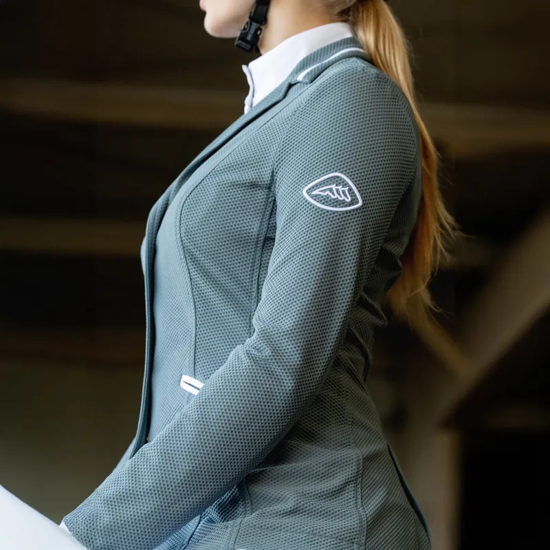 Equiline Eqcigiac Womens Mesh Show Jacket - Forest-9