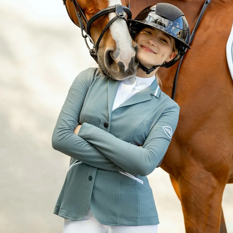Equiline Eqcigiac Womens Mesh Show Jacket - Forest-12