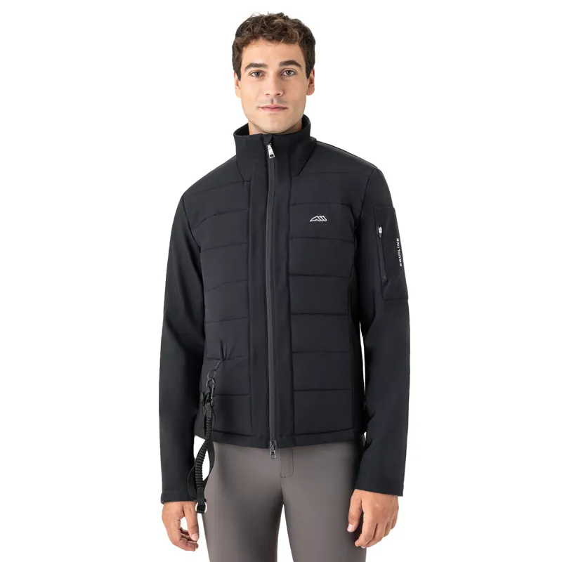 Equiline Exot Mens Airbag-Compatible Softshell Jacket - Black