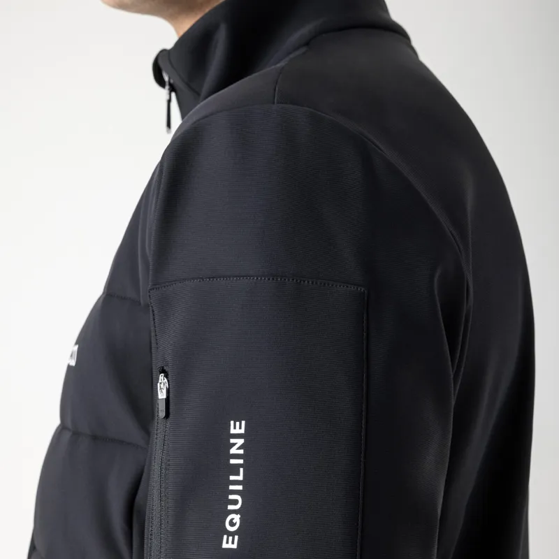 Equiline Exot Mens Airbag-Compatible Softshell Jacket - Black-2