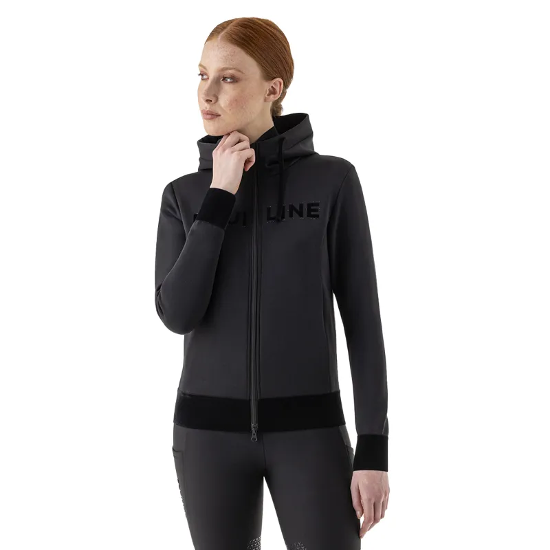 Equiline Gaiag Ladies Full Zip Hoodie - Black