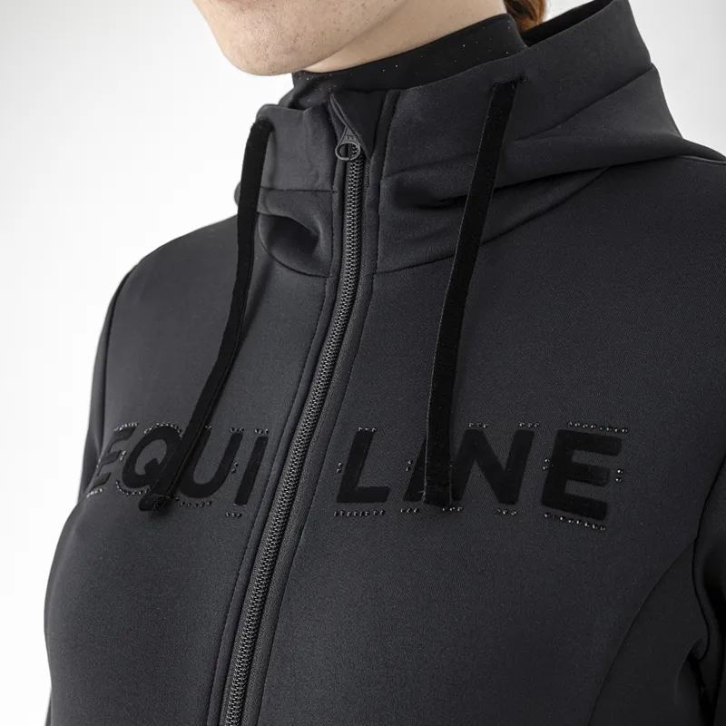 Equiline Gaiag Ladies Full Zip Hoodie - Black-3