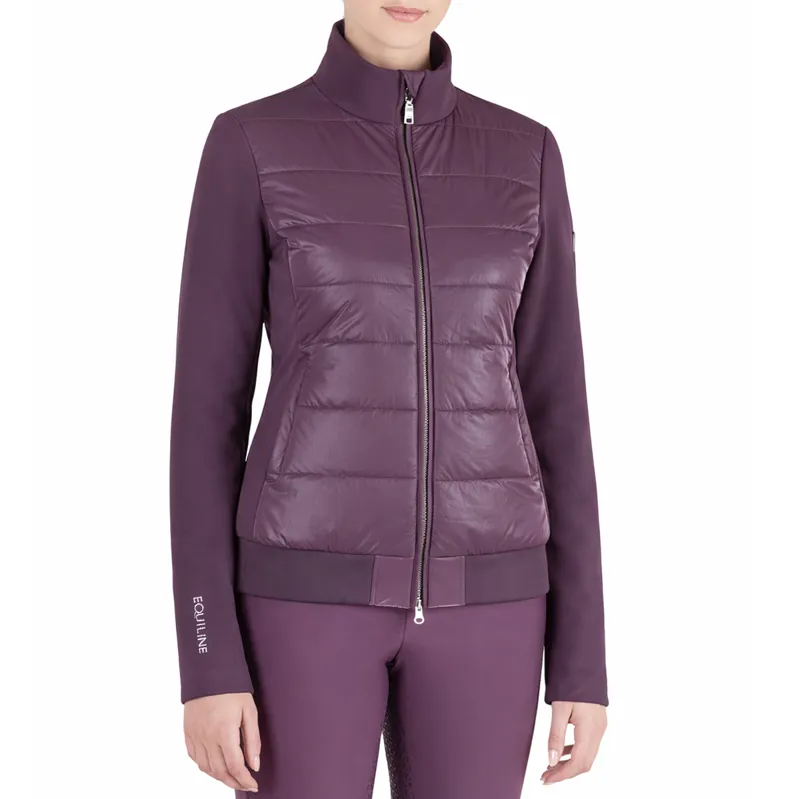 Equiline Gaston Ladies Nylon Softshell Hybrid Jacket - Hortensia