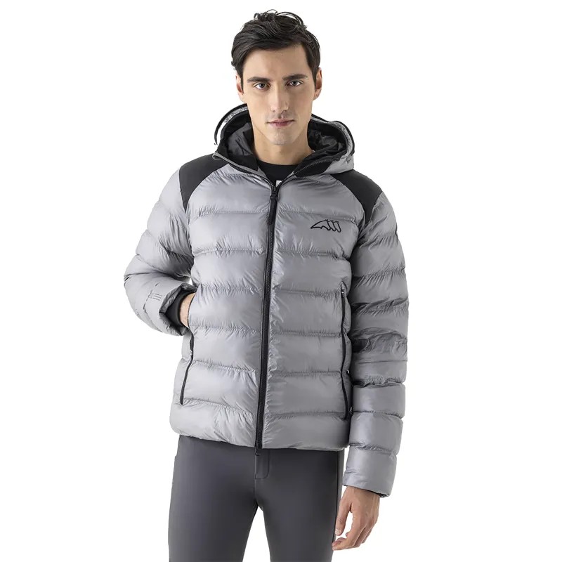 Equiline Cortego Mens Ripstop Padded Jacket - Sleet Grey