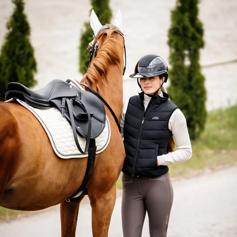 Equiline Elysir Womens Padded Gilet - Black-4