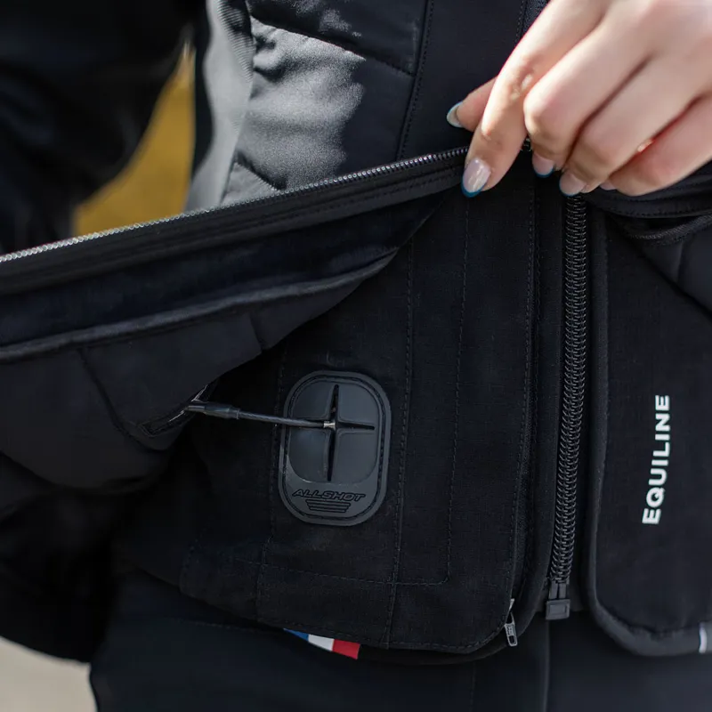 Equiline Entrec Womens Airbag-Compatible Softshell Jacket - Black-8