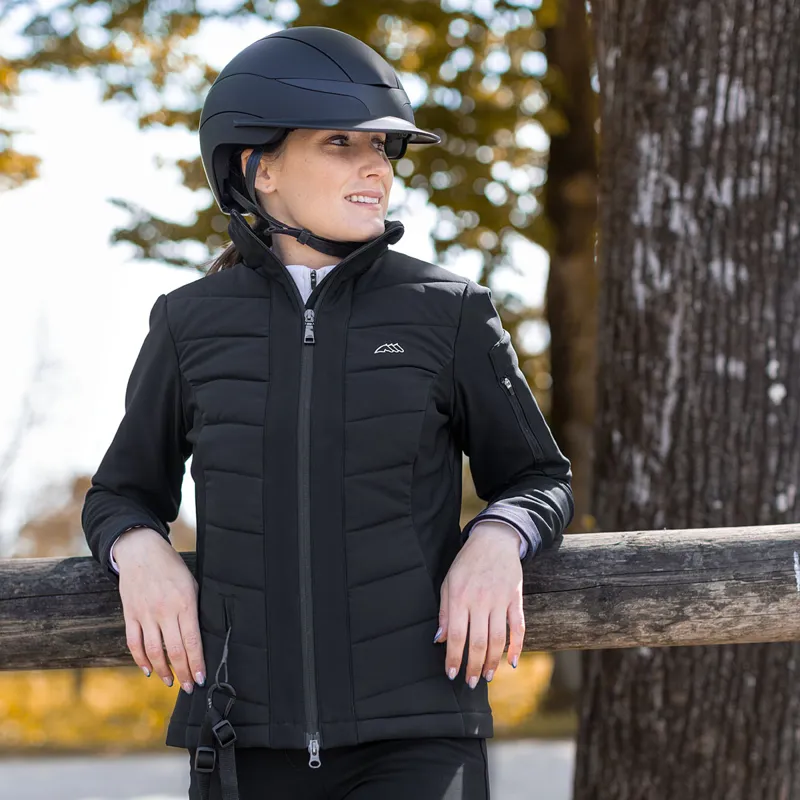 Equiline Entrec Womens Airbag-Compatible Softshell Jacket - Black-4