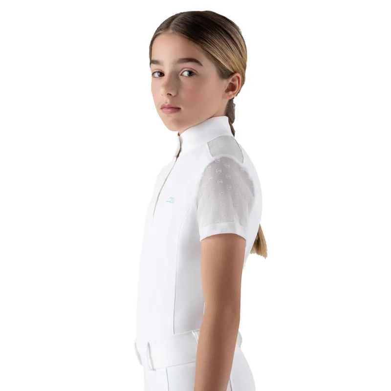 Equiline Giuv Girls Show Shirt - White