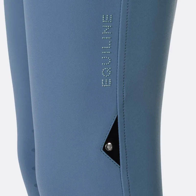 Equiline Edison BX-TECH Full Grip Womens Breeches - Provincial Blue-2