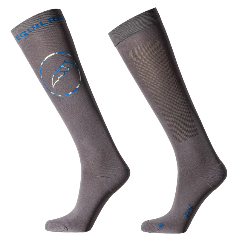Equiline Esido Womens Tall Riding Socks - Marsh
