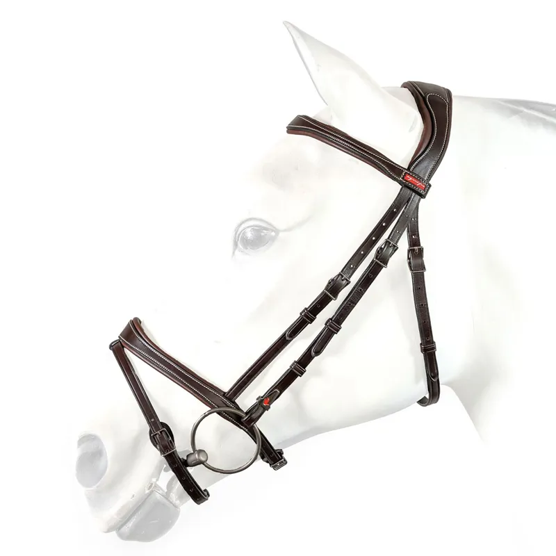 Equipe BR71 Anatomical Flash Bridle - Brown
