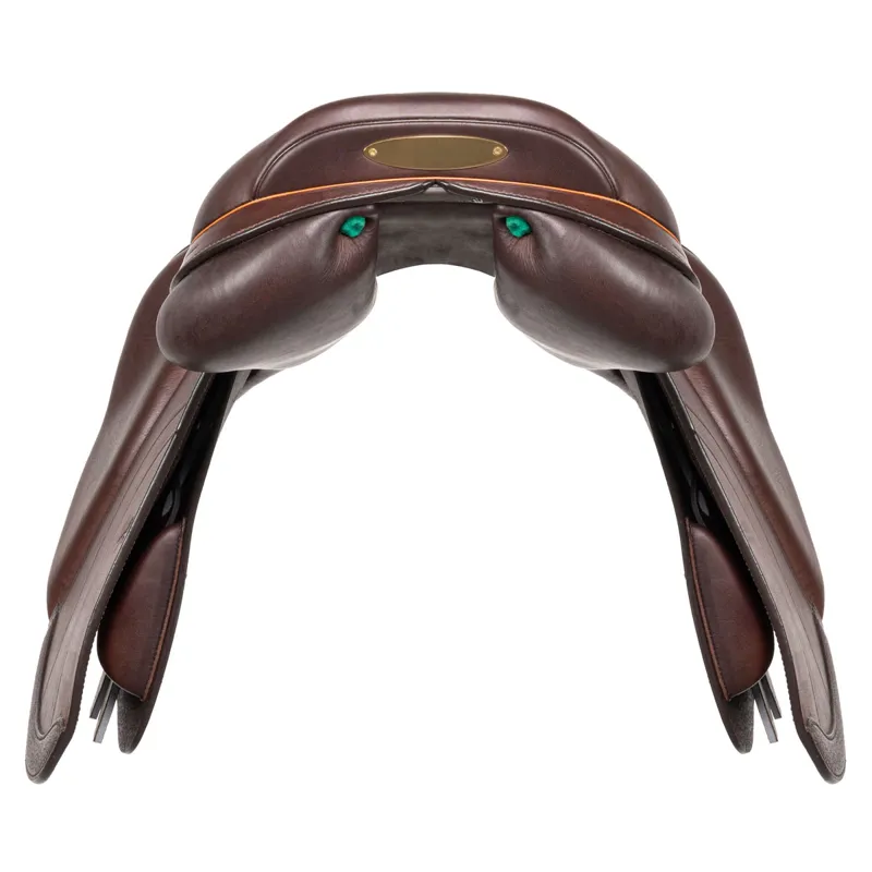 Equipe Expression Special Double Flap Jump Saddle - Brown-2