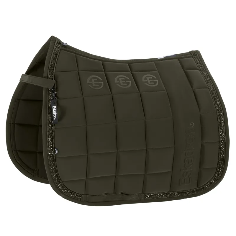 Eskadron Dynamic Big Square Jewel Dressage Saddlecloth - Deep Green