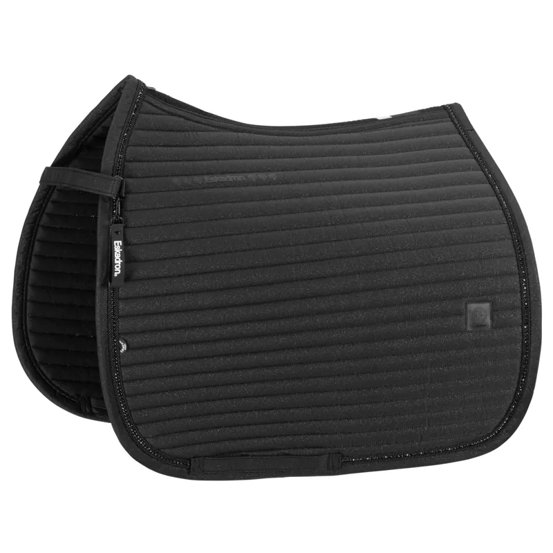 Eskadron Dynamic Sparkle Crystal Dressage Saddlecloth - Black