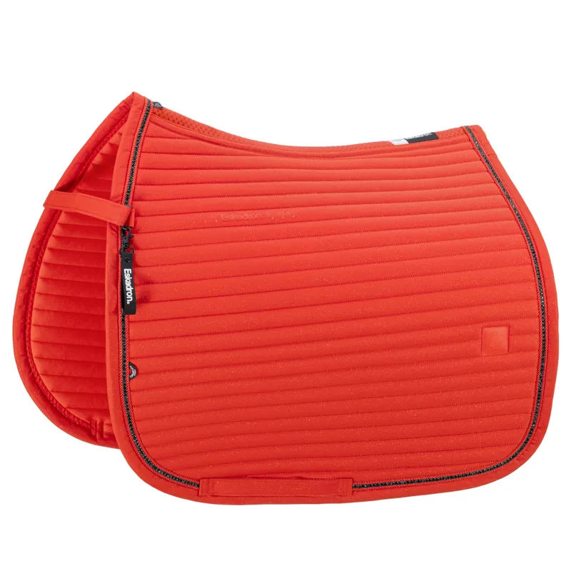 Eskadron Dynamic Sparkle Crystal Dressage Saddlecloth - Poppy Red