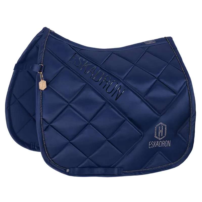 Eskadron Heritage Bicross MattGloss Dressage Saddlecloth - True Blue