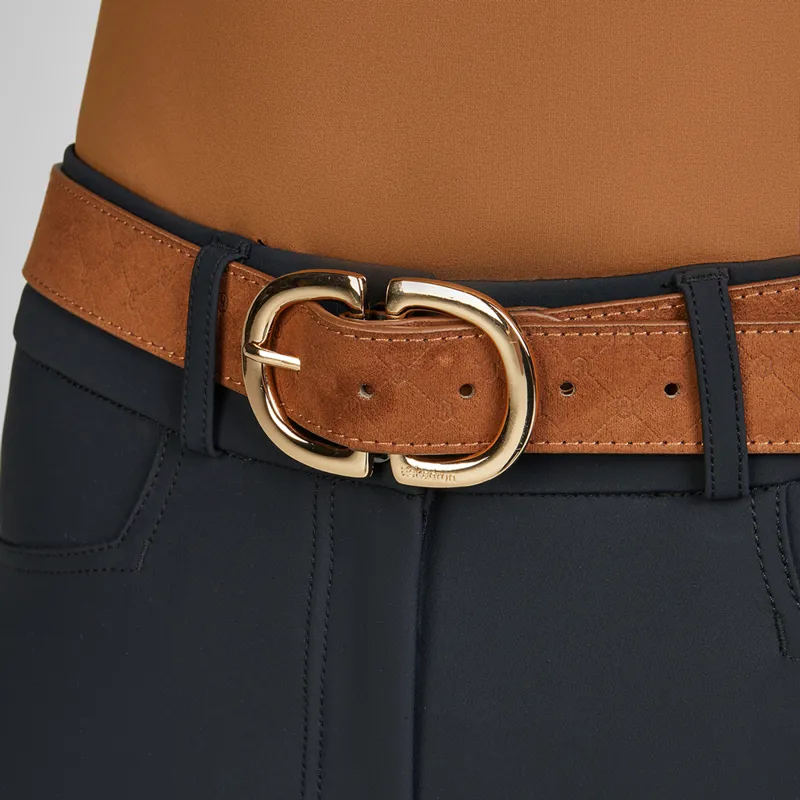 Eskadron Heritage Faux Leather Belt - Almond-1