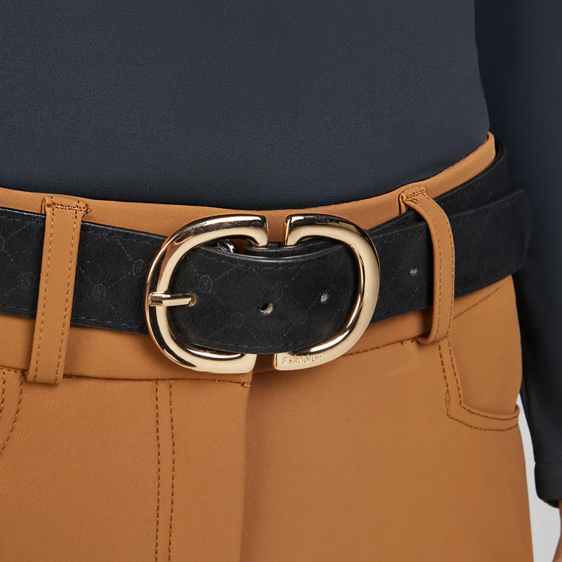 Eskadron Heritage Faux Leather Belt - Black-1