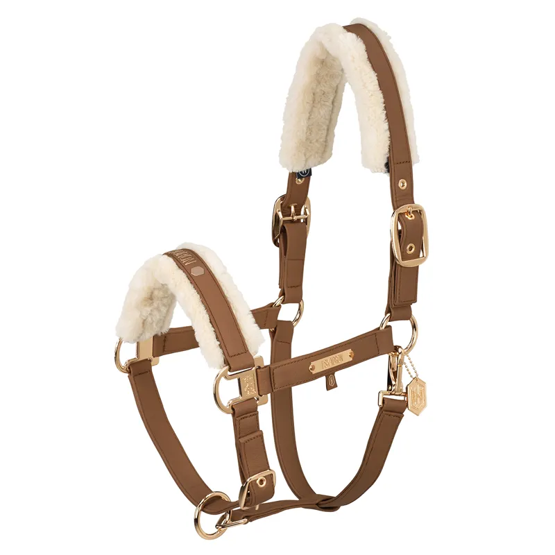 Eskadron Heritage Faux Leather Headcollar - Almond