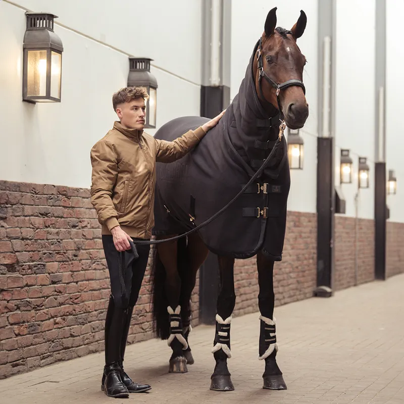 Eskadron Heritage Polarfleece Combo Neck Fleece Rug - Black