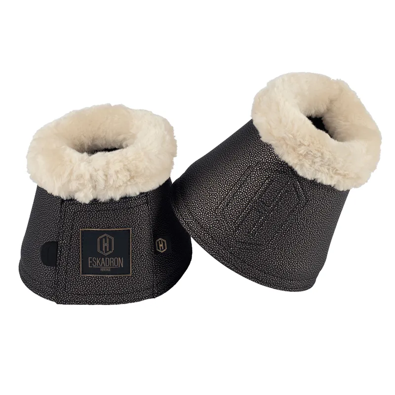 Eskadron Heritage Stingray Faux Fur Overreach Boots - Black