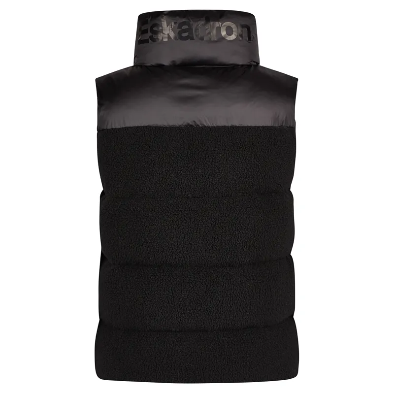 Eskadron Heritage Teddy Quilted Gilet - Black-1