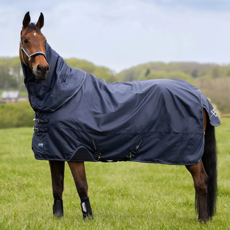 Eskadron BETA Turnout Rug Weidedecke – 1680 DEN Navy, 80g Füllung, Wasserdicht Für Pferde