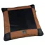 Eskadron Heritage Velvet Pillow Cover - Block Pattern - Black/Almond