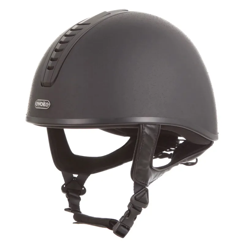 Evoke Orion JS4K Junior Jockey Skull Hat - Black