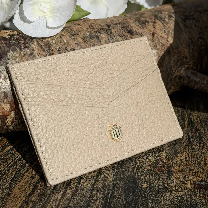 Fairfax and Favor Signature Card Holder - Stone-3