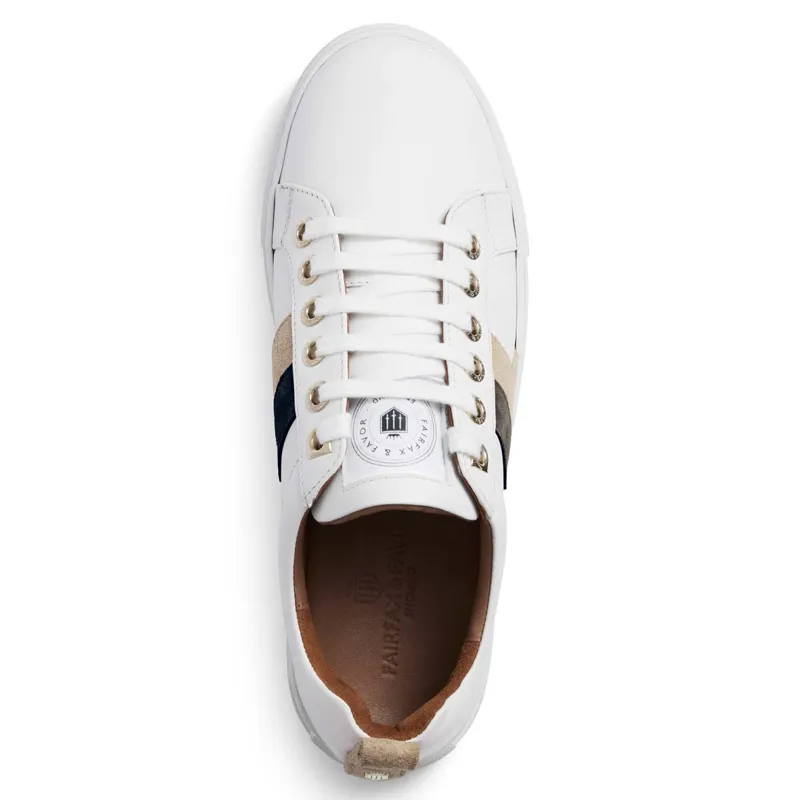 Fairfax and Favor Alexandra Trainers - Neutral Tri Colour-2