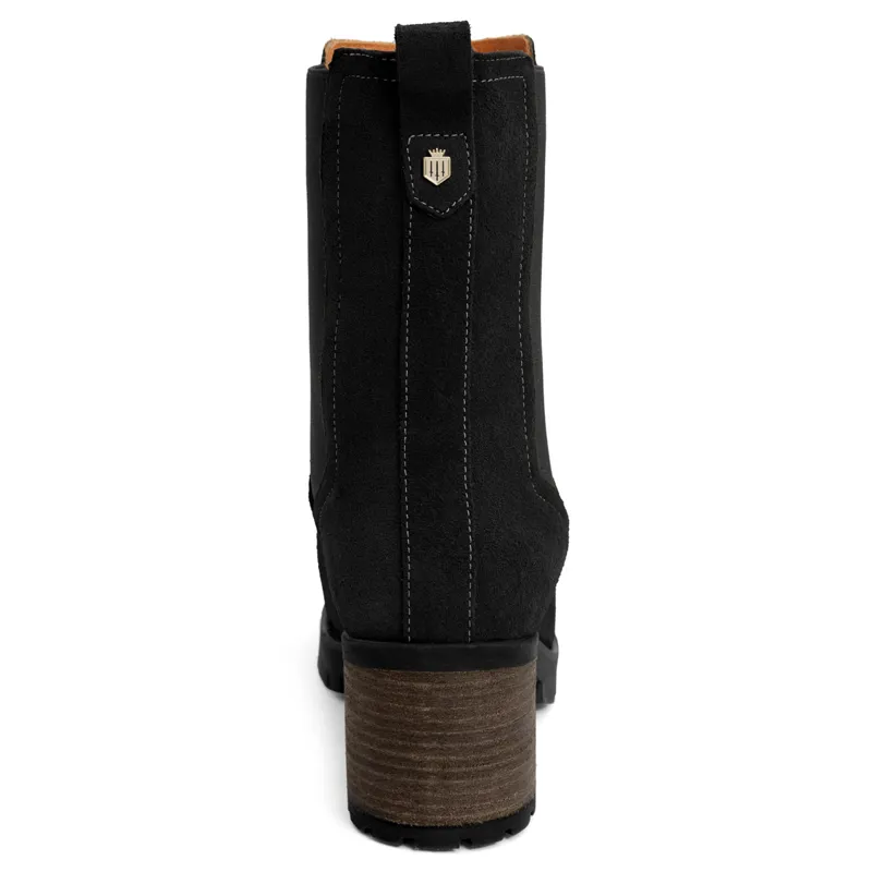 Fairfax and Favor Heeled Boudica Ankle Boots - Black Suede-2