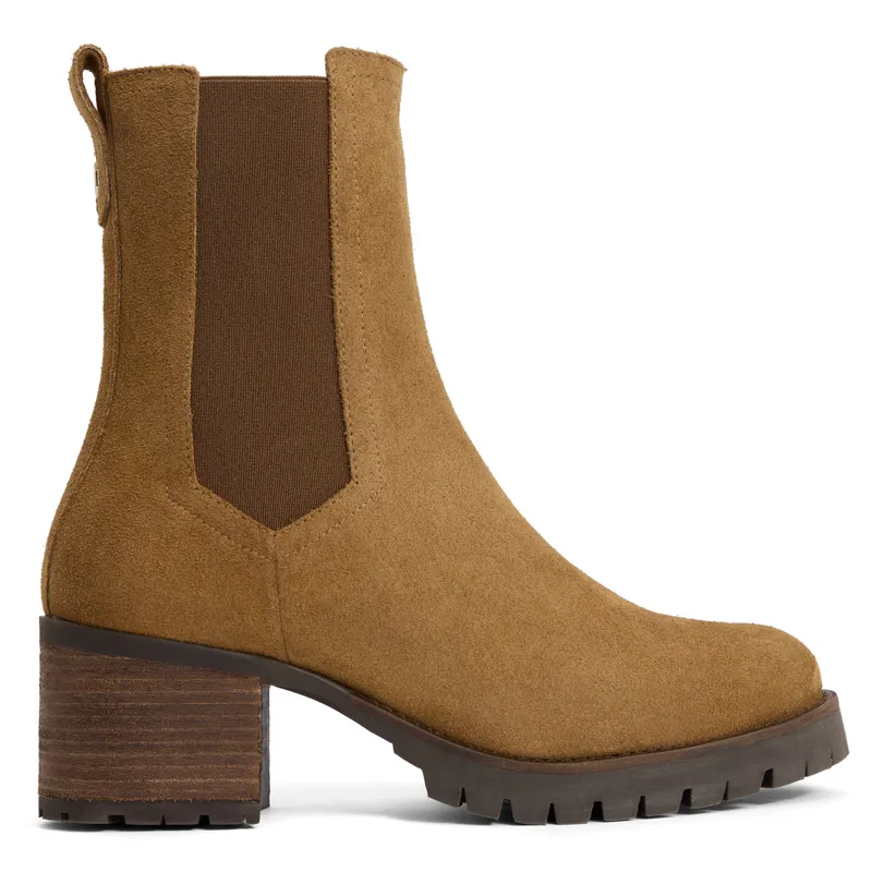 Fairfax and Favor Heeled Boudica Ankle Boots - Tan Suede-3