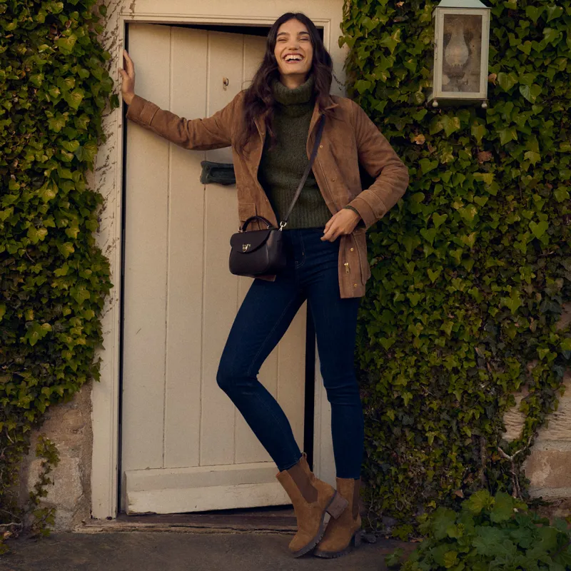 Fairfax and Favor Heeled Boudica Ankle Boots - Tan Suede-2