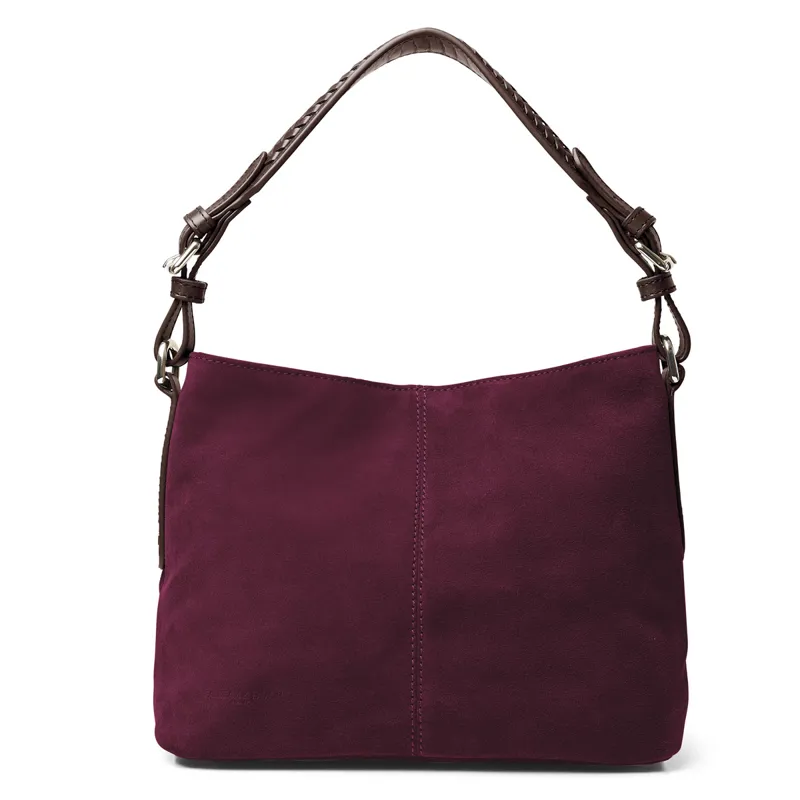 Fairfax and Favor Mini Tetbury Tote Bag - Elderberry Suede-3