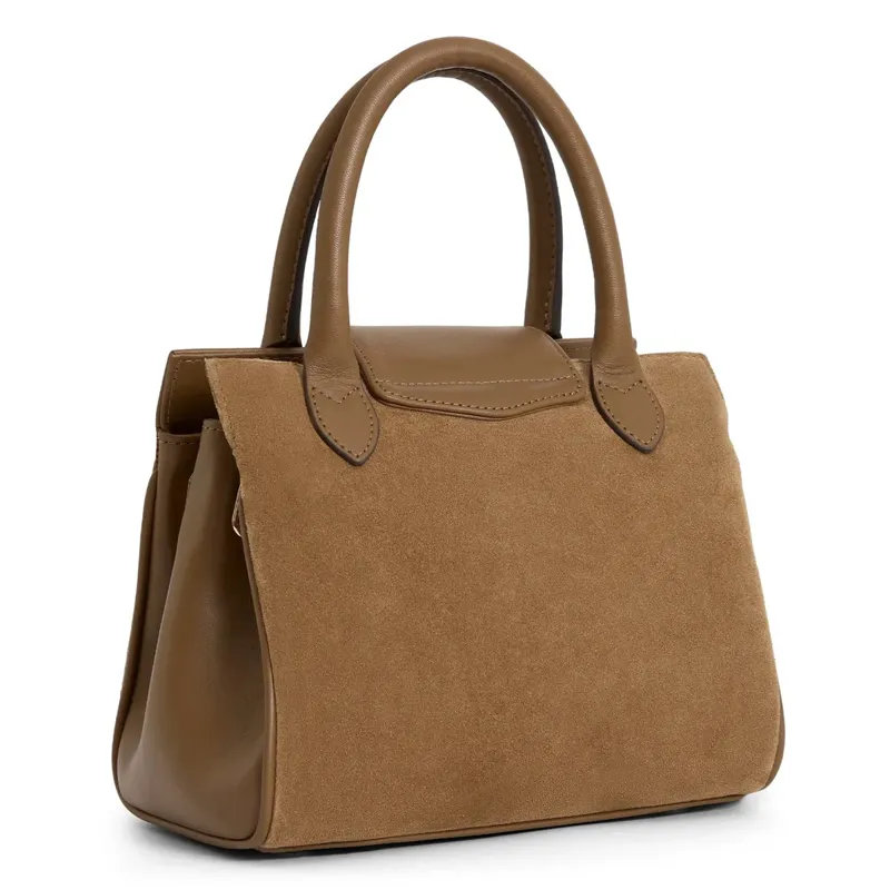 Fairfax and Favor Mini Windsor Handbag - Harlequin Tan Suede-3