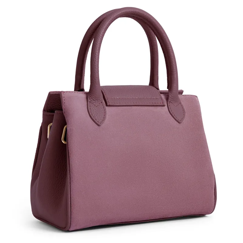 Fairfax and Favor Mini Windsor Handbag - Heather Suede-1