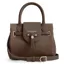 Fairfax and Favor Mini Windsor Handbag - Fog Suede