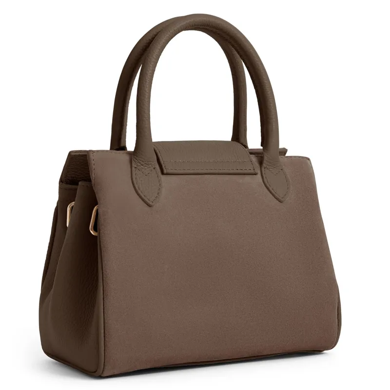 Fairfax and Favor Mini Windsor Handbag - Fog Suede-1