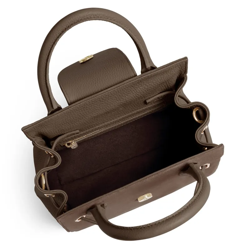 Fairfax and Favor Mini Windsor Handbag - Fog Suede-2