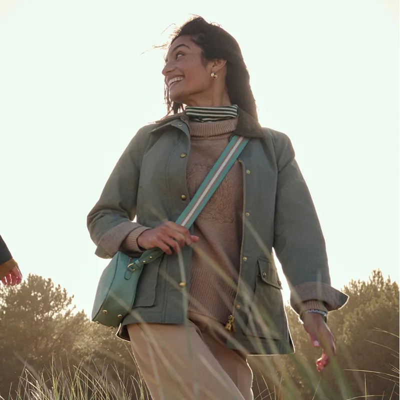 Fairfax and Favor Finsbury Handbag - Stockist Exclusive Mint Suede-5