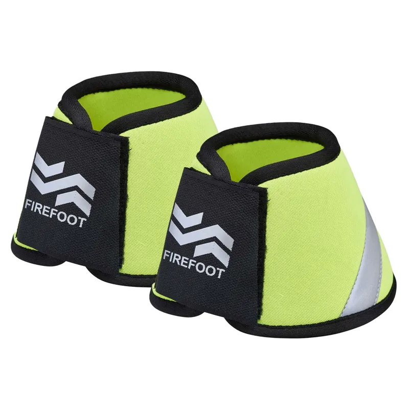 Firefoot Reflective Overreach Boots - Yellow