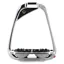 Flex-on Iron-S Ultra Grip Stirrups - Chrome/Grey/Grey/Grey