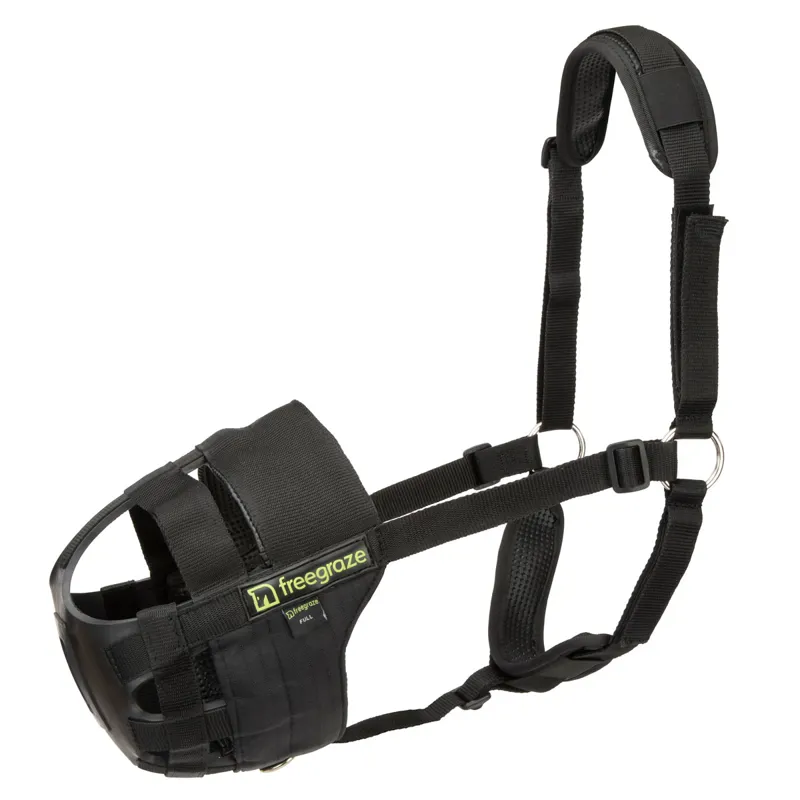 FreeGraze Airflow Grazing Muzzle - Black-2