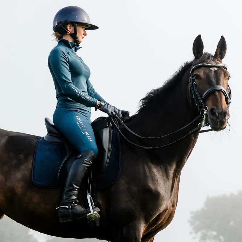 Holland Cooper Chiltern Womens Base Layer - Mineral Blue-6
