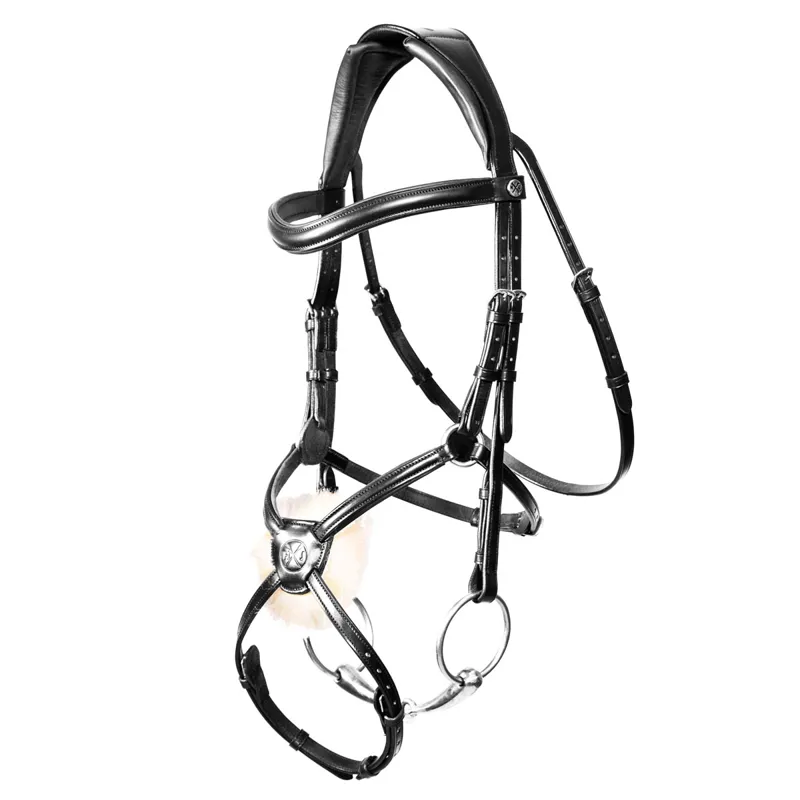 Henry James Mexican Grackle Bridle - Black-1