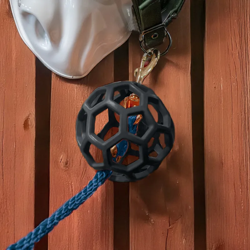 Hippotonic Lead Rope Attachment Protection Ball - Black-1