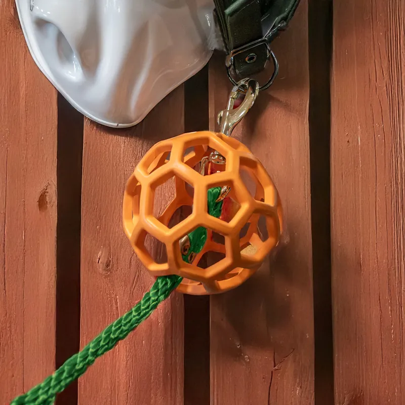 Hippo-Tonic Lead Rope Attachment Protection Ball - Orange-1
