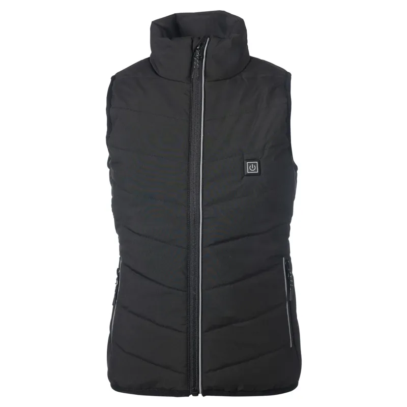HKM Cuddle Junior Heated Gilet - Black-1